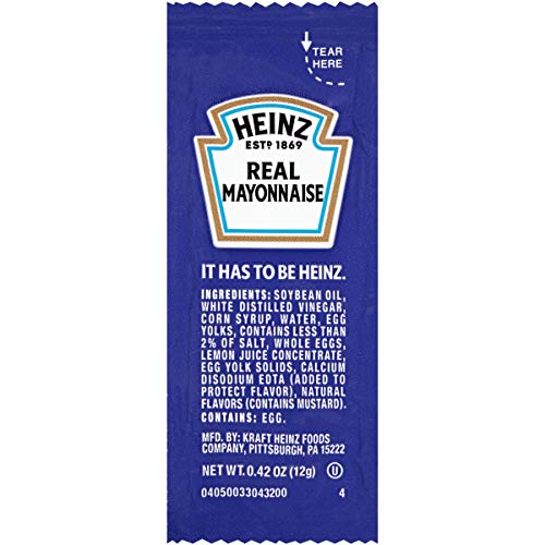HEINZ Mayonnaise / 0.4 Ounce (Pack of 200) / 200 Mayonnaise