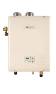 Tankless Hydronic Boiler Indoor Water Heater by Noritz – 1, 7 gallons, Model NH199-DV-NG