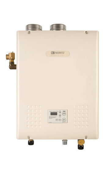 Tankless Hydronic Boiler Indoor Water Heater by Noritz – 1, 7 gallons, Model NH199-DV-NG
