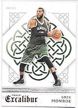 Greg Monroe 2015-16 Panini Excalibur Milwaukee Bucks Card #73