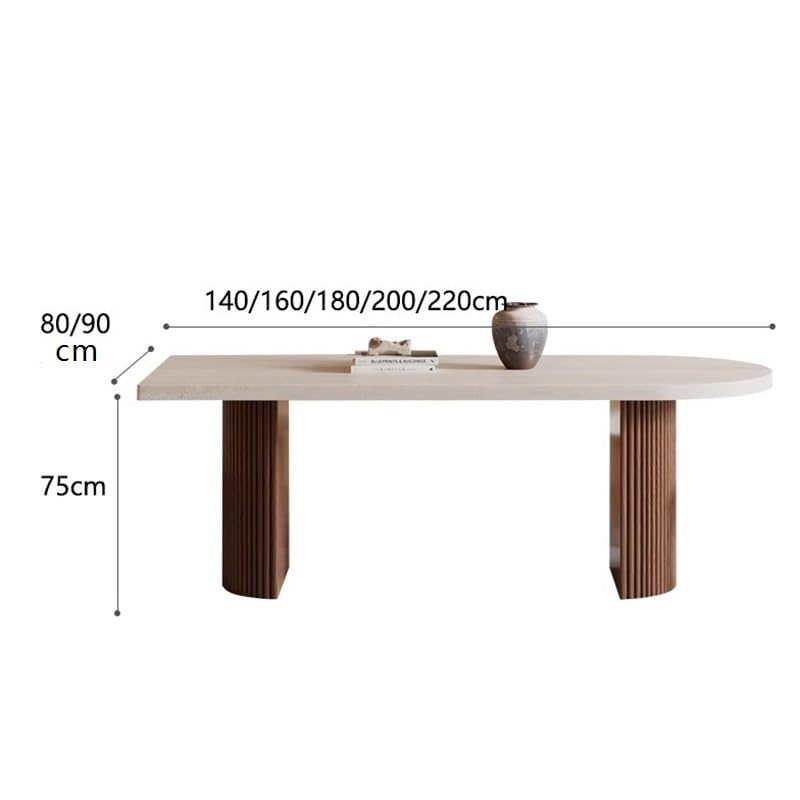 Mesa De Jantar Dining Table by JOYNOW – One Size, 220x90x75cm, Model 8524