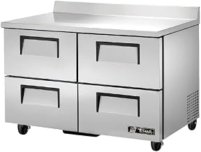 TRUE TWT-48D-4-HC 4-Drawer S/S Worktop 12 Cu Ft Refrigerator