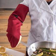 San Jamar 24" / Puppet / Red Oven Mitts