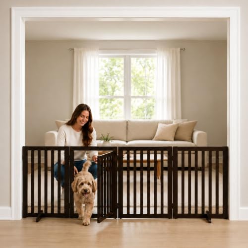 TRIXIE Brown / Max Width 81" / Classic Door & Stair Gates