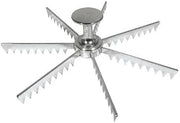 Royal Industries Pie Marker, Cast Aluminum, 7 Cut, Silver, Commercial Grade