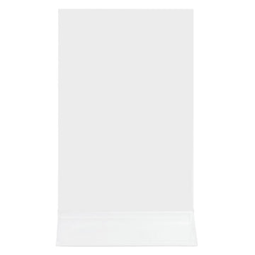 Top Loading Sign Holder Clear Plastic - 4"L x 6"H by BEEMAK - EAST (DEFLECTO CORP) – Plastic, Clear, Model AHSB4X6