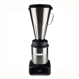Bar Blender w/ 1-gal Capacity & Stainless Container by Skyfood – 21 x 9 x 7, 1.0 gallons, Stainless Steel, Silver, Black, Model Tom-TA-4.0MB