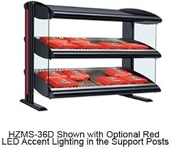 Hatco HZMS-24D Dual Shelf Slant Heated Zone Merchandiser
