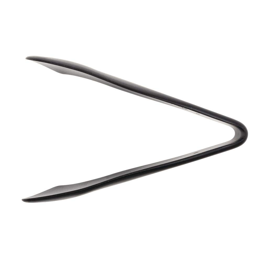 Tongs, 7", Heat Safe up to 400°F, Safe to use with Coated cast Aluminum Items, Dishwasher Safe, Stainless Steel & Silicone, Black by Tablecraft – Model 39100