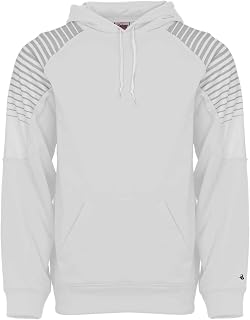 Badger Lineup Hood - Extra Small - WH/SILN