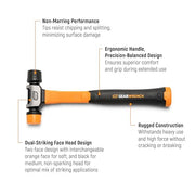 GEARWRENCH Steel Handle / Black / Black / 1 Body Hammers & Dollies