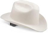 Jackson Safety Cowboy Hard Hats - 4 Point Ratchet Suspension - Western Outlaw Style - Multiple Colors - 4 Pack/Case