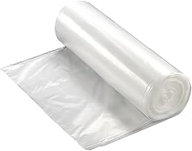 Kleenline 60 Gallon Can Liner, 38" x 60" x 14 MIC, Clear, 8 Rolls of 25 Liners | 200/Case
