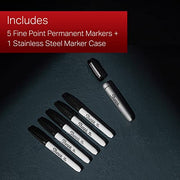 Sharpie Black / 6 Count (Pack of 1) / 5 Count Marker + Case Permanent Markers