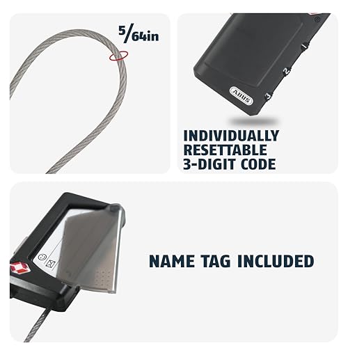 ABUS 1 / Black / 30 mm Combination Padlocks