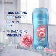 Secret Rose / 2.6 Ounce (Pack of 12) / 12 Antiperspirant Deodorant