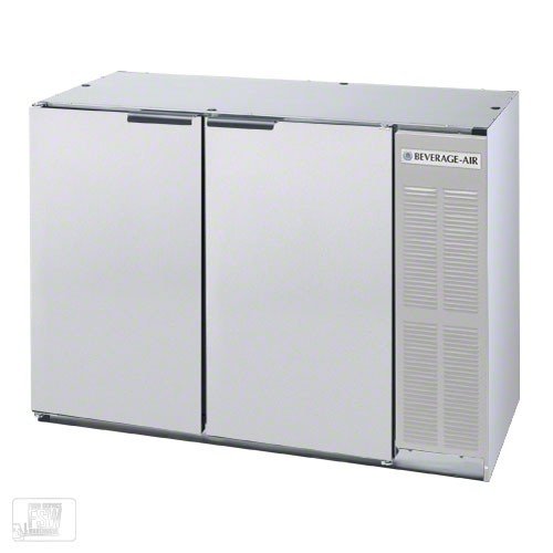 BB48Y-1-S-PT Standard Depth Back Bar Cooler Pass Thru in Stainless Steel by Beverage Air – Commercial Grade