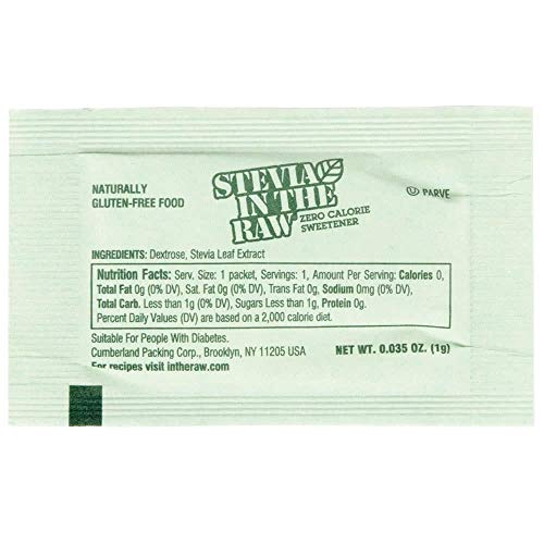 IN THE RAW 250 packets / 1 Stevia