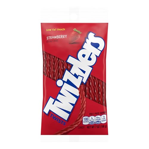 Twizzlers Strawberry / 7 Ounce (Pack of 12) / No Color Licorice