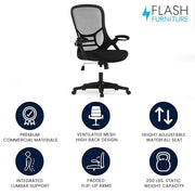 Flash Furniture Black / Set of 1 / Contemporary Home Office Desk Chairs