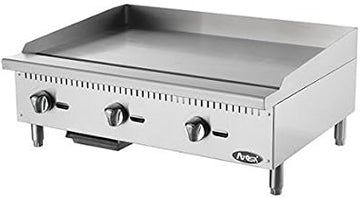 Atosa USA ATMG-36 Heavy Duty Stainless Steel 36-Inch Manual Griddle - Propane