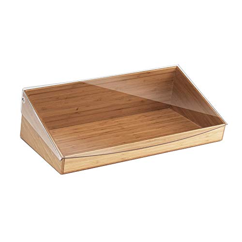 Bin with Lid by CAL-MIL – 20", Bamboo, Model 1332-12-60