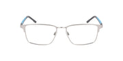Eyeglasses 048 Satin Silver/Cerulean by Flexon – 54/17/145, Satin Silver/ Cerulean, Model E 1154