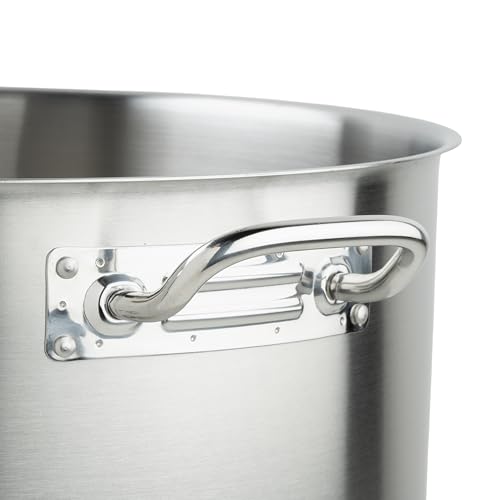 Winco 60 Quarts / Pot With Cover / Stainless Steel Stockpots