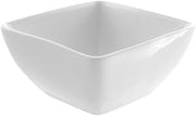 10 Strawberry Street Whittier 4.5"/12 Oz Square Dessert Bowl, Set of 6, White