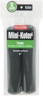 12 Pack of 6″ Wooster 00R2640060 Mini-Koter Foam Roller Cover, 2-Pack