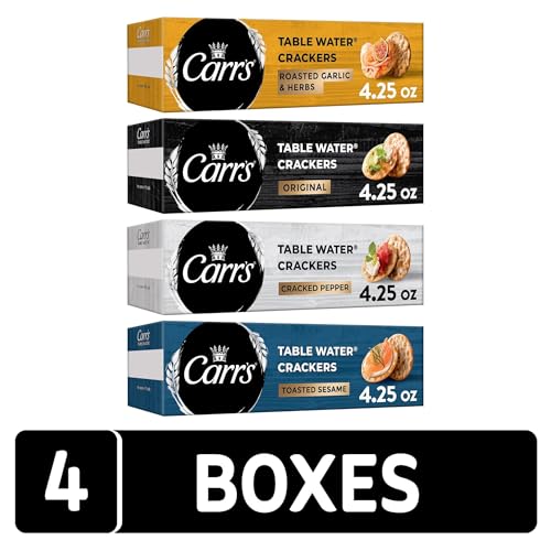 Carr's 4-Flavor Variety / 4.25 Ounce (Pack of 4) / 4 Assortments & Samplers