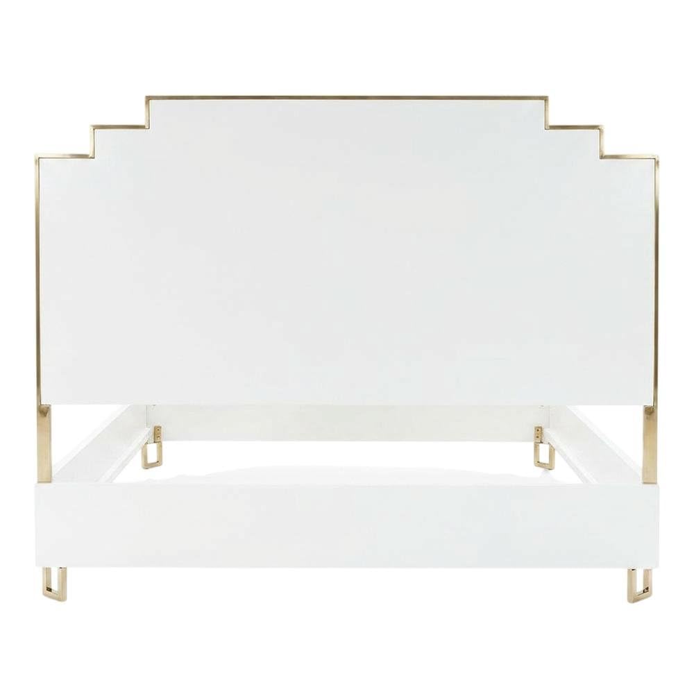Cloud White Upholstered Eastern King Bed by Starlight Canyon Home – Manufactured Wood, White