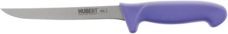 HUBERT Stainless Steel Flexible Boning Knife with Purple Polypropylene Handle - 6"L Blade