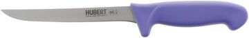 HUBERT Stainless Steel Flexible Boning Knife with Purple Polypropylene Handle - 6"L Blade