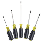 KLEIN TOOLS 5-Piece Screwdriver Set / One Size / Multi Screwdriver Sets