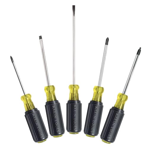 KLEIN TOOLS 5-Piece Screwdriver Set / One Size / Multi Screwdriver Sets