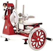 Omcan 14-INCH DIAMETER BLADE MANUAL VOLANO SLICER WITH FLOWER FLYWHEEL