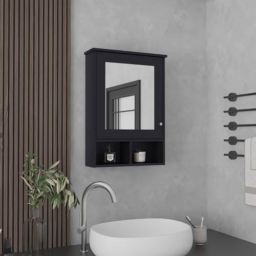 Tuhome Black Wenge / Modern / 1 Medicine Cabinets