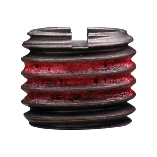E-Z LOK Pack of 10 / 10 / 1/4-20 Internal Threads, 1/2-13 External Threads, 0.484 Length Thread Locking Inserts