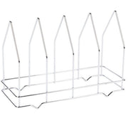 Four-Section Pizza Screen Rack by Royal Industries – 6 x 14 x 10.25 inches, Metal, Silver, Model ROY PS 4