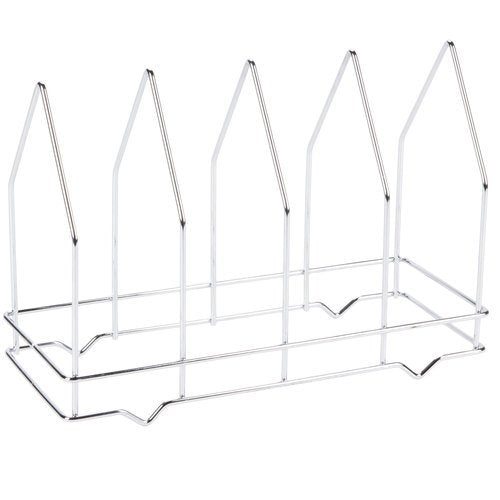 Four-Section Pizza Screen Rack by Royal Industries – 6 x 14 x 10.25 inches, Metal, Silver, Model ROY PS 4