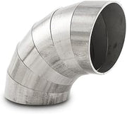 Vibrant Power 13620 Pie Cuts, 304 Stainless Steel, Natural, 2.25 in. Outside Diameter, 2.25 in. Centerline Radius, 15 degree per cut, Set of 6