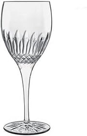 Luigi Bormioli Diamonte 12.75 oz. White Wine Stem, Set of 4, 380ml, Clear