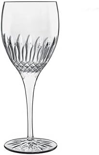 Luigi Bormioli Diamonte 12.75 oz. White Wine Stem, Set of 4, 380ml, Clear