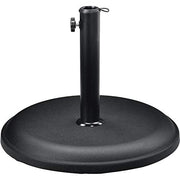 Concrete Umbrella Base by Global Industrial – 18"L x 18"W x 13.5"H, Concrete, Black, Model 695474