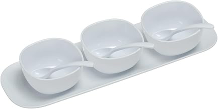 Yanco RM-9002 Rome Condiment Bowl Set White - Pack of 12