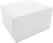 SOUTHERN CHAMPION TRAY 9" L x 9" W x 5" H / Paperboard / white Bakery Take Out Containers