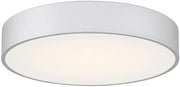 49960LEDDCS-SAT/ACR Como - 17W 1 3CCT LED Flush Mount-4 Inches Tall and 13.75 Inches Wide, Finish Color: Satin