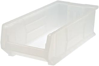 QUANTUM STORAGE SYSTEMS QUS952CL HULK Heavy Duty Part Organizer Clear Bins 24" L x 11" W x 7" H 4 Pack