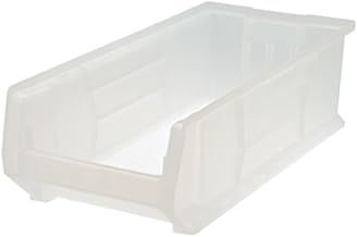 QUANTUM STORAGE SYSTEMS QUS952CL HULK Heavy Duty Part Organizer Clear Bins 24" L x 11" W x 7" H 4 Pack